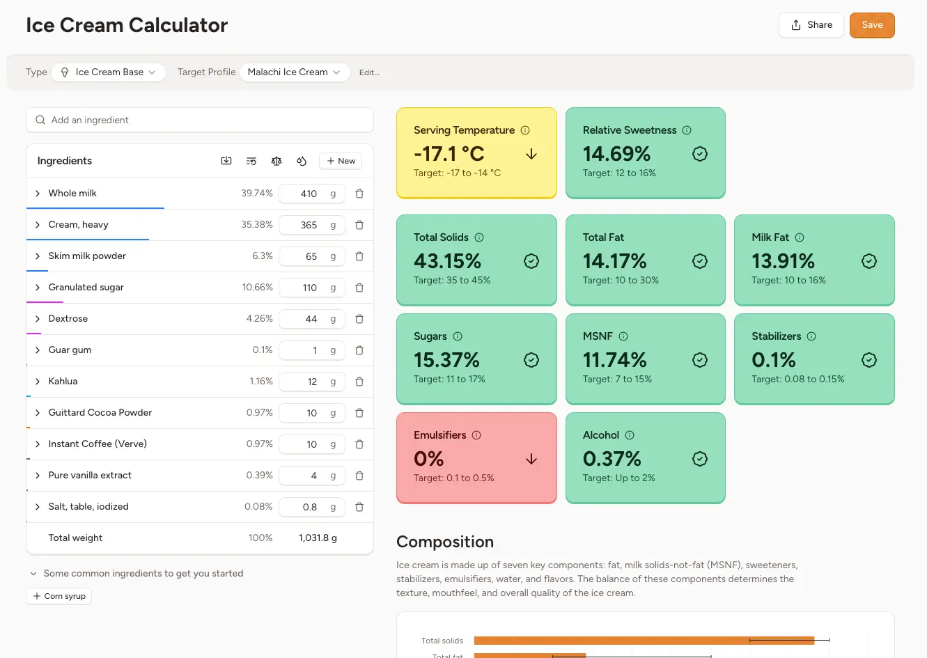 Calculator screenshot